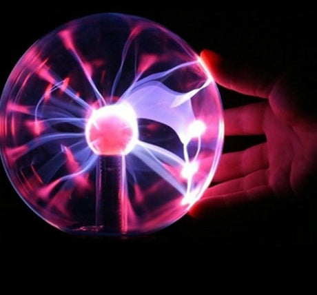 Plasma Lightning Ball – Touch-Activated LED Sphere